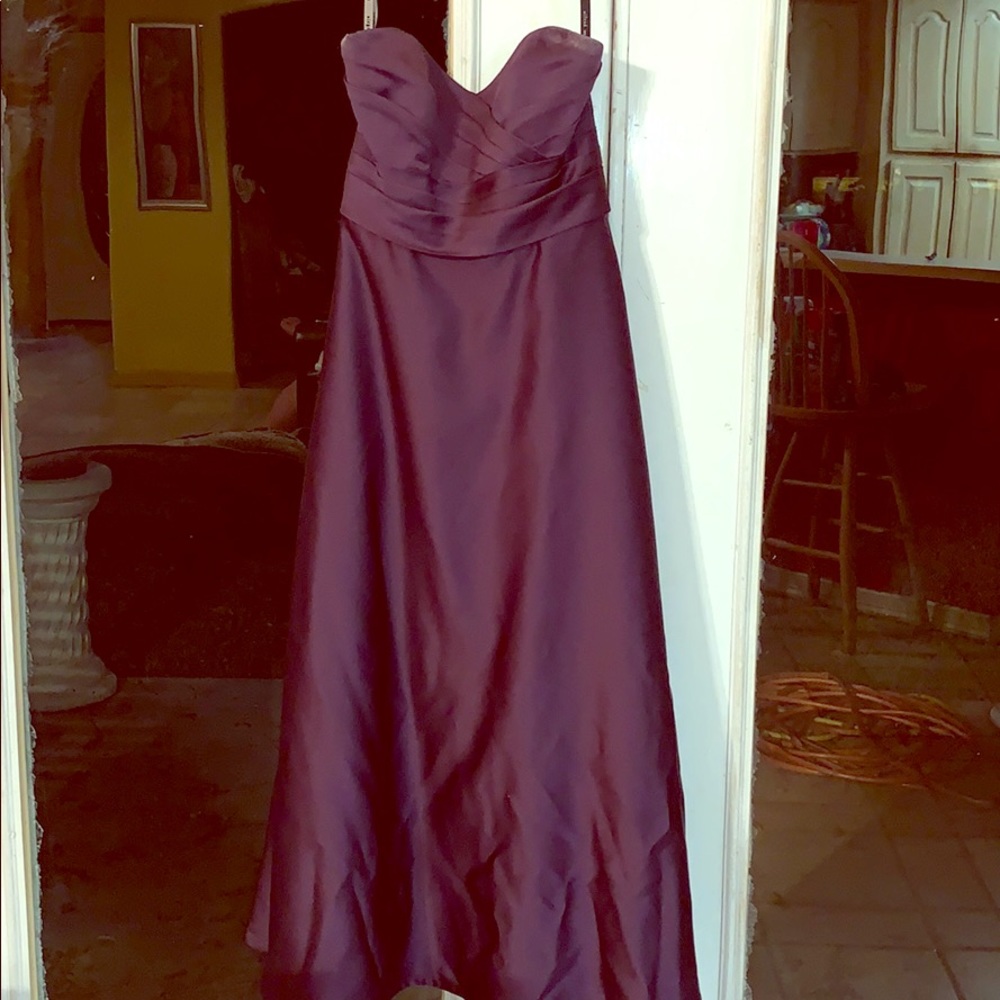 Alfred Angelo “Eggplant purple” bridesmaid dress